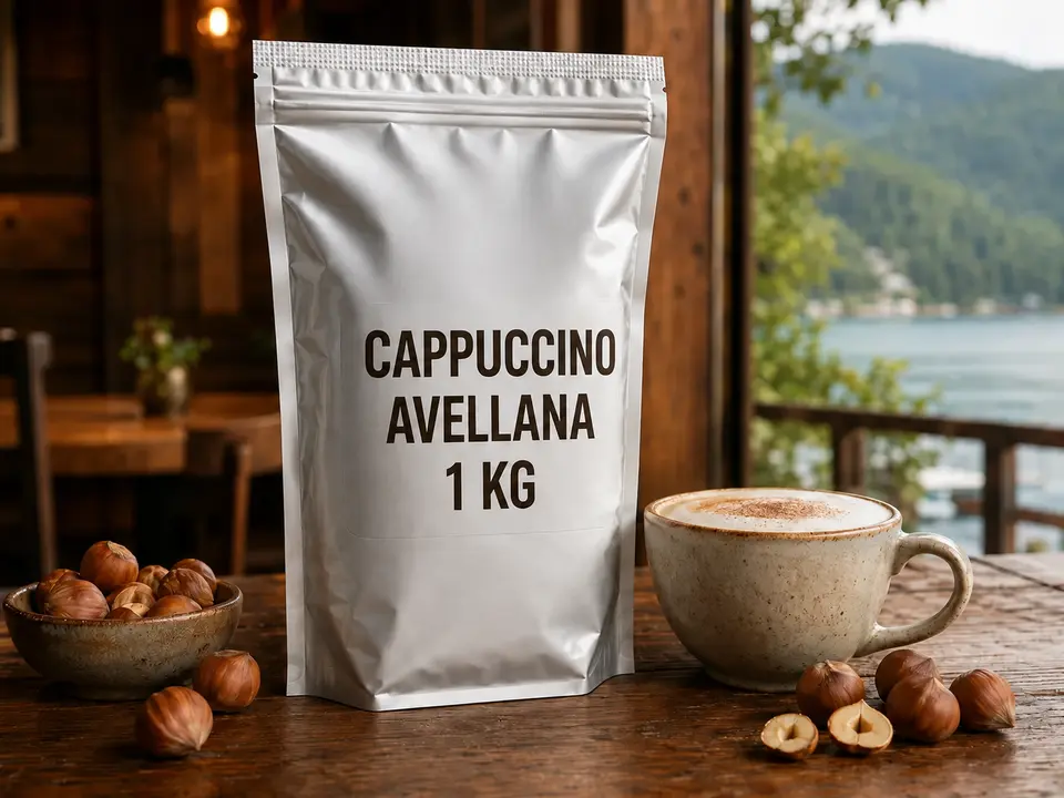Cappuccino Avellana formato 1 kilo para cafeterías y negocios